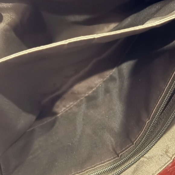 Genuine Eel Leather Elegant Burgundy Leather Clutch - Picture 6 of 7